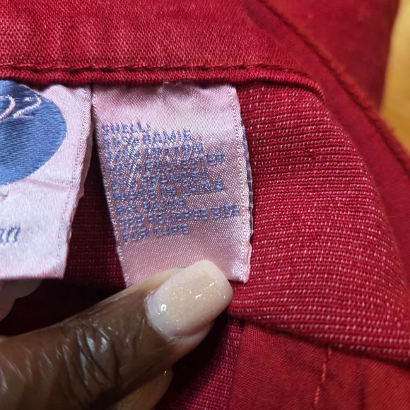 DG by Diane Gilman Red Gold Studded Straight Leg Jeans Size 8 - Picture 6 of 6